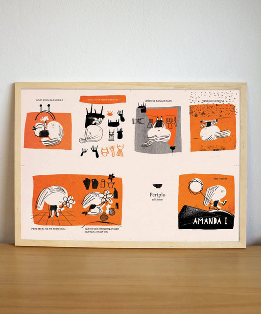 Lámina Amanda l Fanzine - Periplo