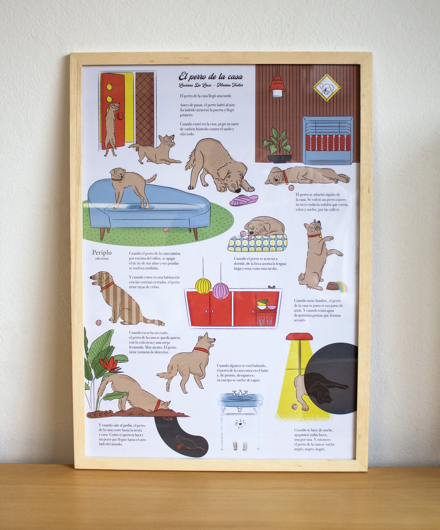 Lámina El perro esta en la casa - Periplo