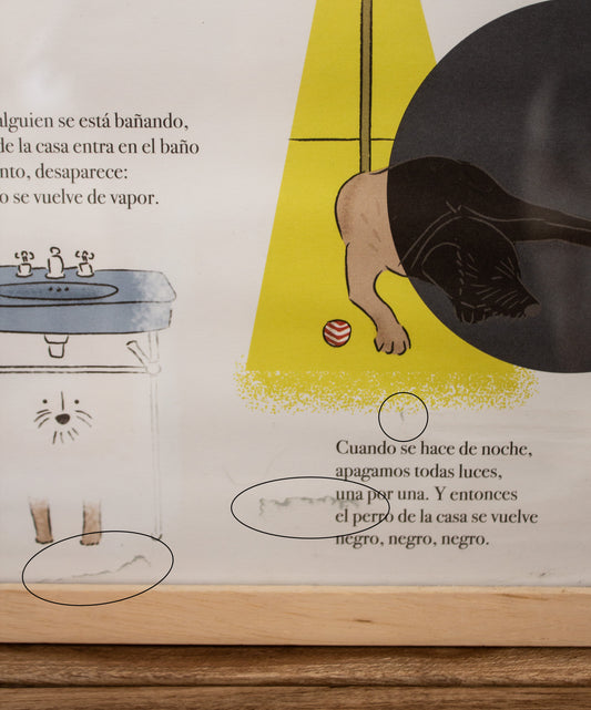 Lámina Enmarcada Periplo / El perro de la casa