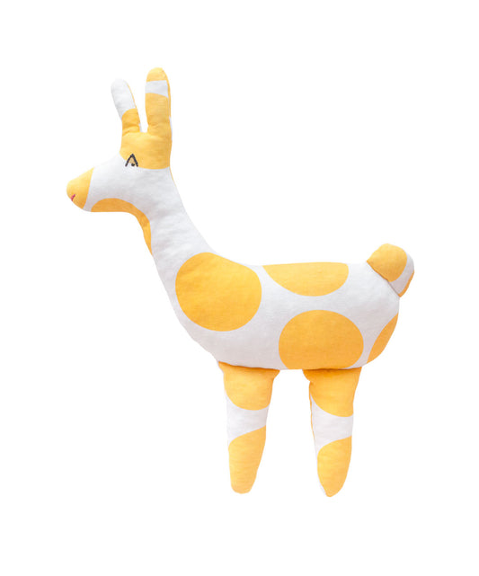 Muñeco autóctono / Llama maxi lunar amarilla