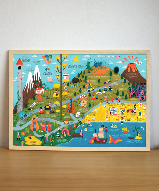 Lámina Mapa cuento - Periplo