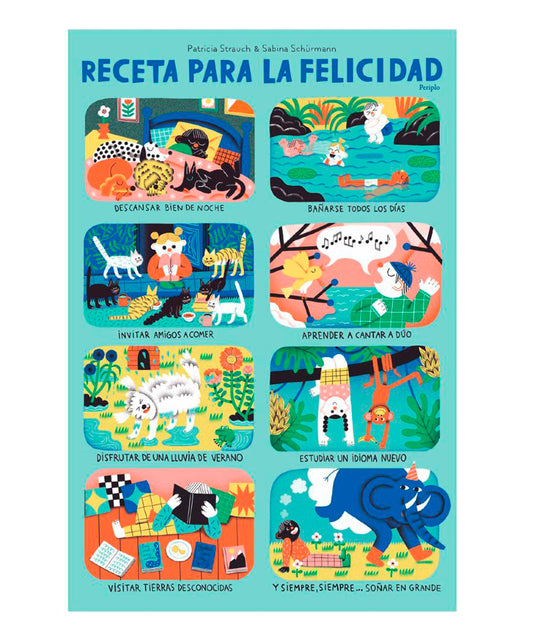 Lámina Receta para la felicidad - Periplo