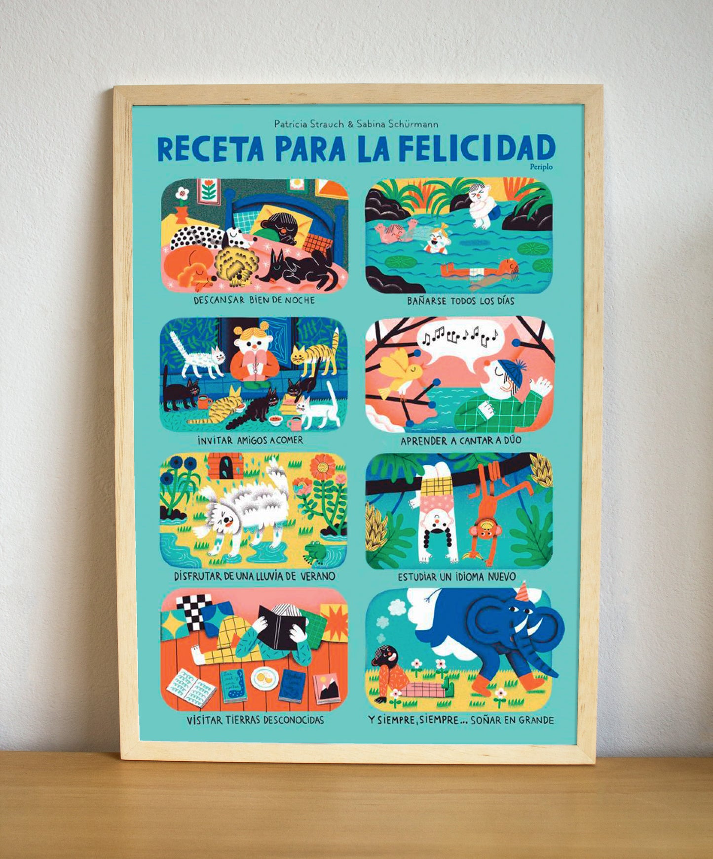 Lámina Receta para la felicidad - Periplo